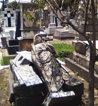 La calavera del panteón