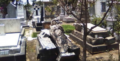 La calavera del panteón