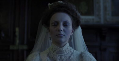 La novia vestida de blanco